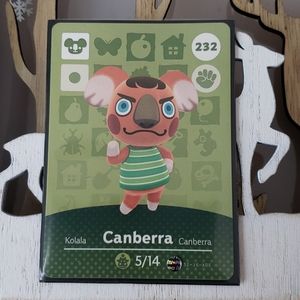 Genuine Animal Crossing amiibo card 232 Canberra